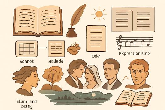 Introduction à la poésie allemande : Formes, mouvements et exemples