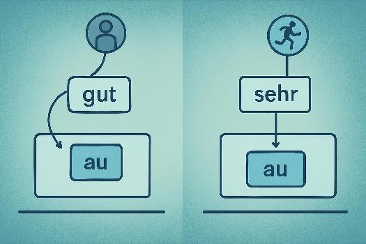 L'adjectif attributif et adverbial en allemand