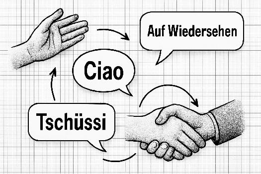Maîtriser les Adieux Informels : Tschüssi et Ciao en Allemand