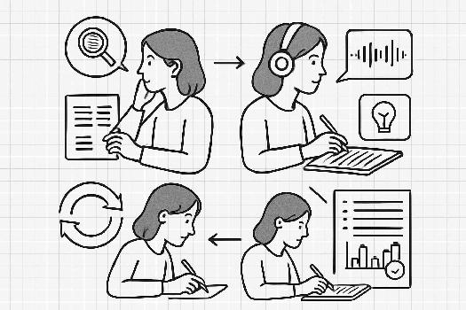 Stratégies pour prendre des notes efficacement en Allemand lors d'exercices de compréhension orale (Hörverstehen)