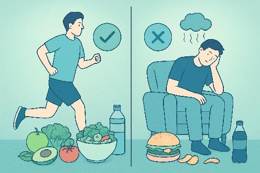 Un mode de vie sain en allemand : vocabulaire et expressions