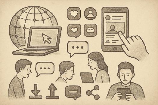 Vocabulaire allemand : Internet, réseaux sociaux et communication en ligne