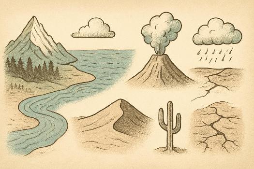 Identifier les Lieux et les Phénomènes Géographiques en Anglais