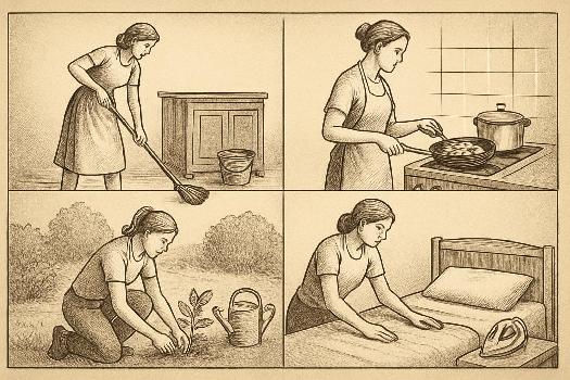 Le Vocabulaire des Tâches Ménagères en Anglais