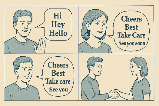 Maîtriser les Salutations et Conclusions Informelles en Anglais