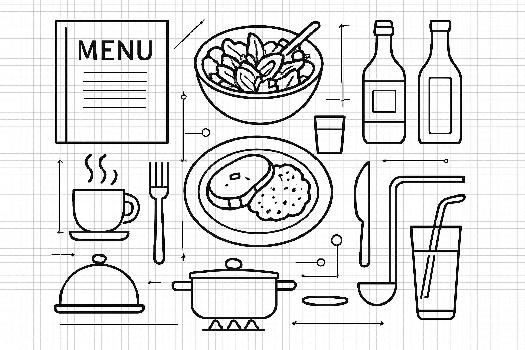 Phrases Utiles en Anglais : Les Repas (Food, Drinks, Cooking)