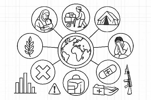 Vocabulaire Anglais: Crises Humanitaires et Sociales