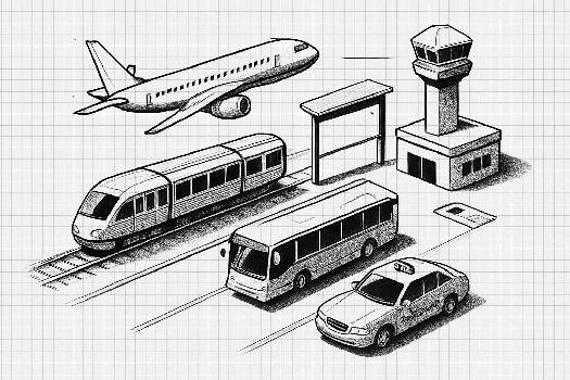 Vocabulaire Essentiel des Transports en Anglais pour le Voyage