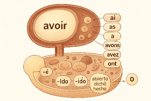 Formation du Passé Composé (Pretérito Perfecto Compuesto): Haber + Participe Passé