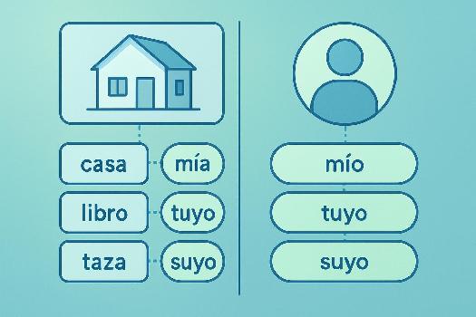 Les Adjectifs Possessifs Toniques en Espagnol (Niveau Lycée)