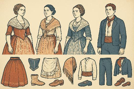 Les Costumes Traditionnels des Fallas : Élégance et Histoire