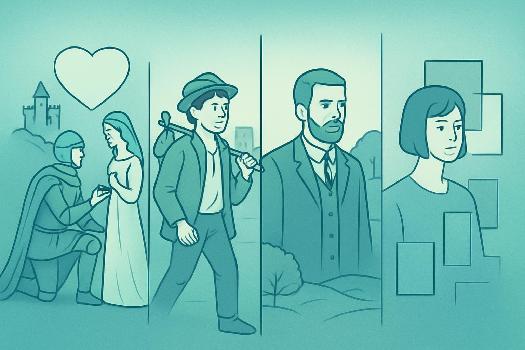 L'évolution du roman : du roman courtois au Nouveau Roman