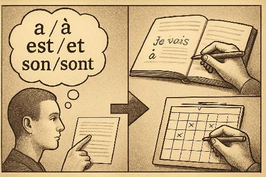 Maîtriser les homophones grammaticaux : a/à, est/et, son/sont...