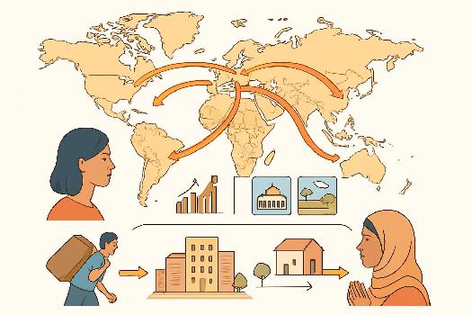 Les flux migratoires dans le contexte de la mondialisation