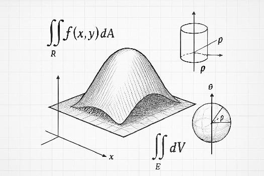 Calcul de Volumes avec Intégrales Multiples