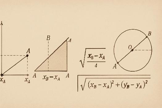 Démonstration et applications avancées de la distance entre deux points