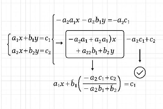 Résolution de Systèmes d'Équations Linéaires par Combinaison Linéaire (Élimination)