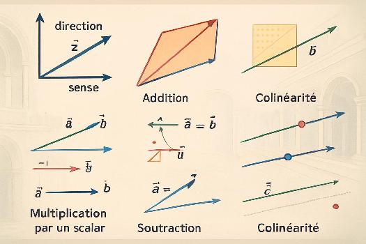 Vecteurs : Définition, Opérations et Colinéarité