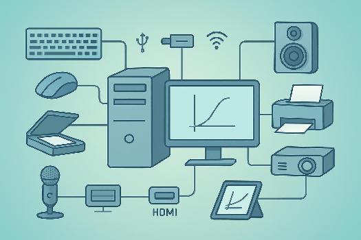 Les Périphériques d'Entrée/Sortie : Interagir avec l'Ordinateur