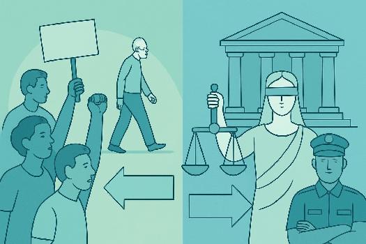 La désobéissance civile : un défi à la justice ?