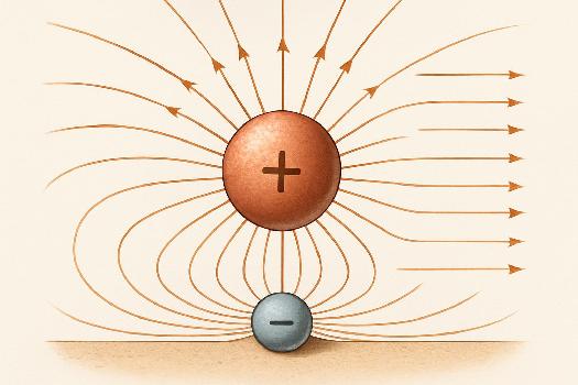 Champ électrique : Vecteur champ et lignes de champ