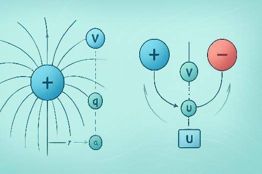 Énergie potentielle électrique et potentiel électrique: Exercices corrigés