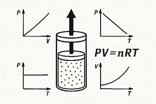 Exercices d'Application : Lois des Gaz Parfaits