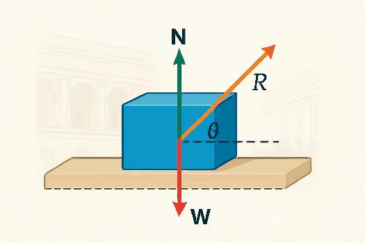Exercices d'application : Poids et Réaction Normale
