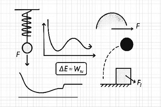 Forces Conservatives et Non Conservatives : Concepts et Applications