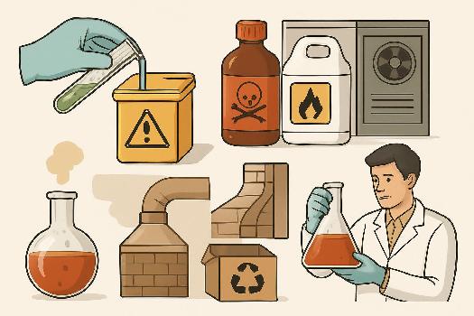 Gestion des déchets chimiques au laboratoire