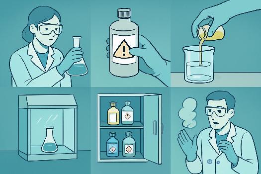 Manipulation Sécurisée des Produits Chimiques au Laboratoire