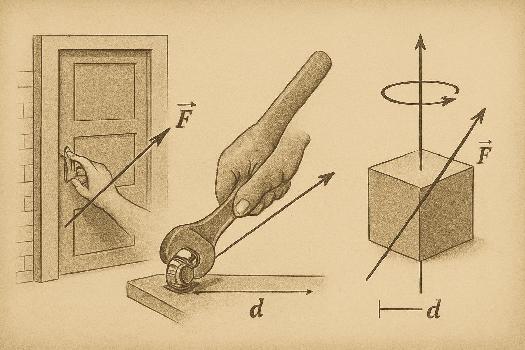 Moment d'une force par rapport à un axe