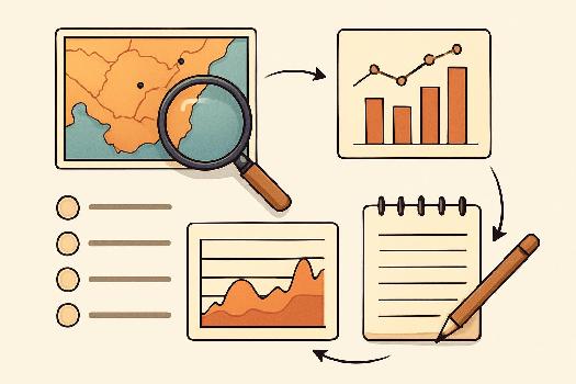 Méthodologie de l'analyse de documents géographiques : cartes et graphiques