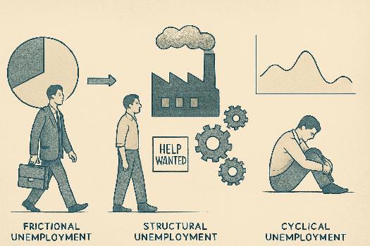 Comprendre les Différentes Formes de Chômage: Frictionnel, Structurel et Conjoncturel