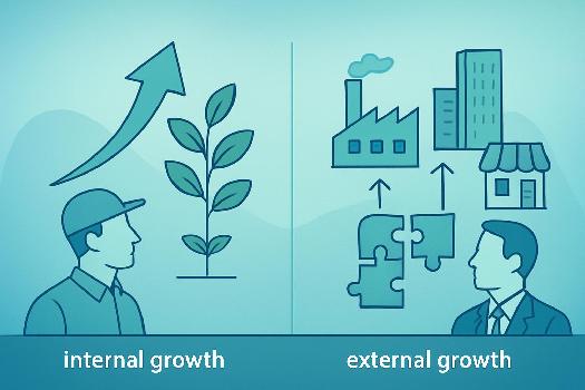 Croissance interne et externe : Définitions, enjeux et exemples