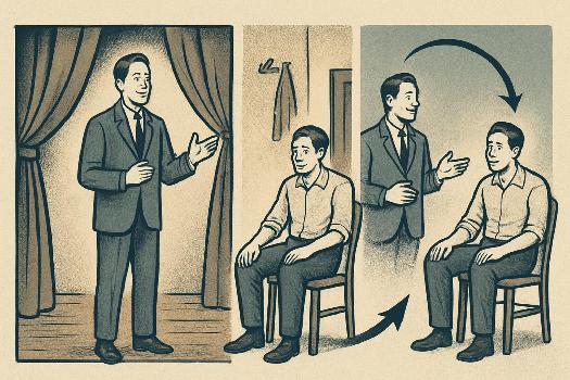 Goffman : Comprendre 'Frontstage' et 'Backstage' (Façade et Coulisses)