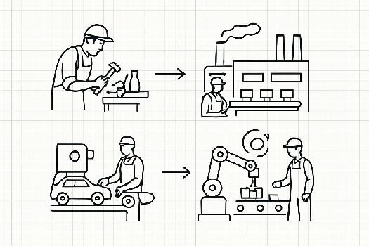 Les différentes formes d'organisation de la production