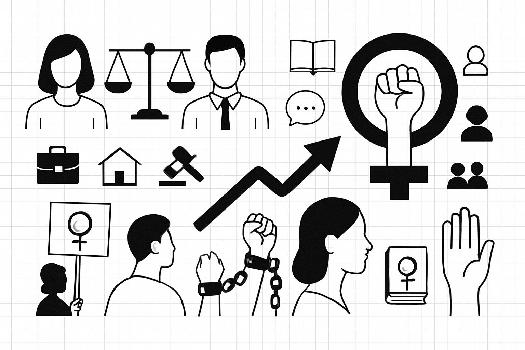 Les inégalités de genre et les actions de lutte pour l'égalité