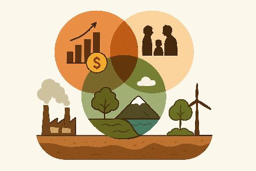 Les trois piliers du développement durable : Économique, Social et Environnemental