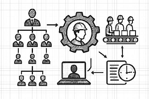 Organisation et division du travail : Un aperçu pour les lycéens