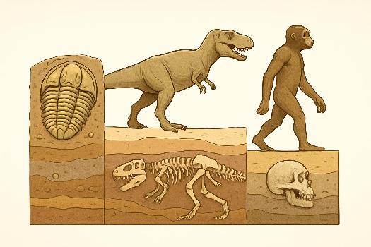 Exploration des Grands Groupes Fossiles : Trilobites, Dinosaures et Hominidés