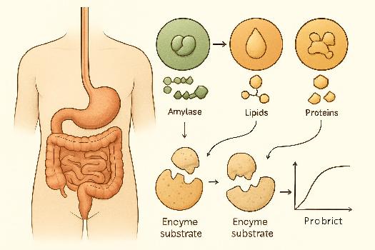 Les Enzymes Digestives : Acteurs Clés de la Digestion Chimique
