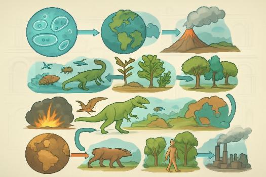 Les Événements Marquants des Ères Géologiques