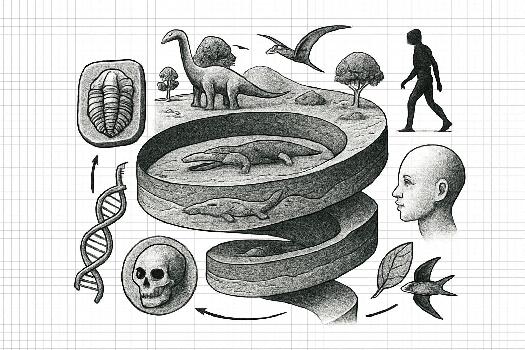 L'évolution des espèces à travers le temps : un voyage géologique