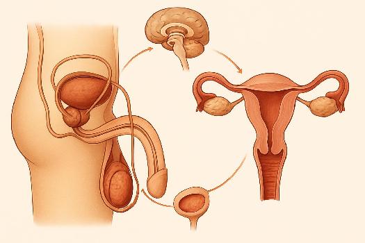 Organisation des systèmes reproducteurs masculin et féminin