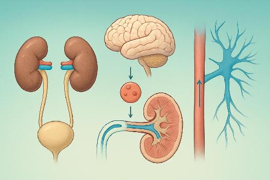 Régulation de l'activité du système urinaire